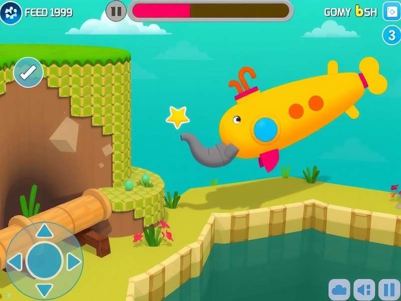 Elephant Submarine Game Characters