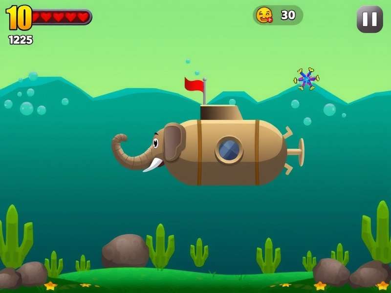 Elephant Submarine Gameplay